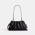 Faye Shoulder Bag With Fringe - Leather/Gold/Black