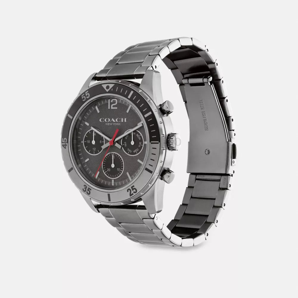 Cole Watch, 44MM - Dark Grey