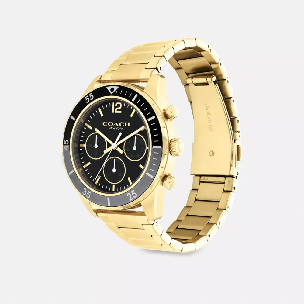 COLE WATCH, 44MM - Gold