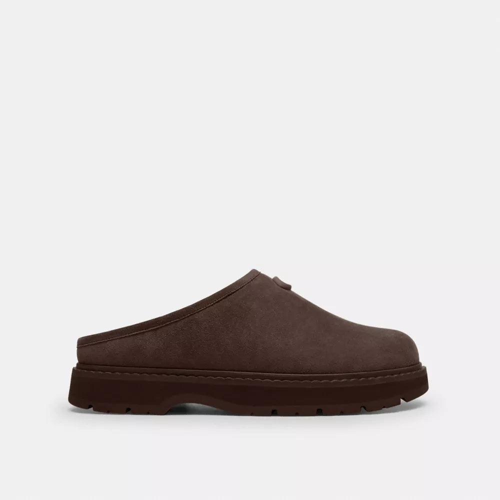 Sport Clog - Suede/Chocolate Brown