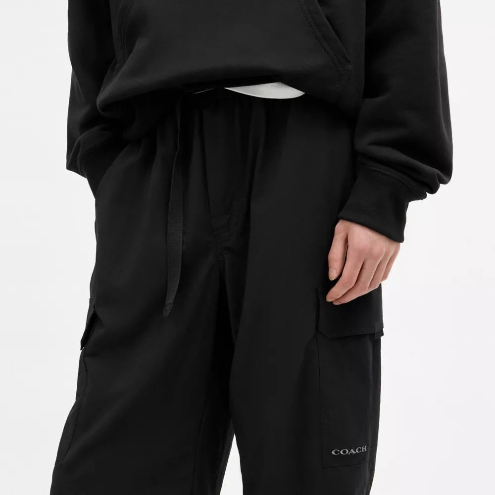 Nylon Utility Pants - Black