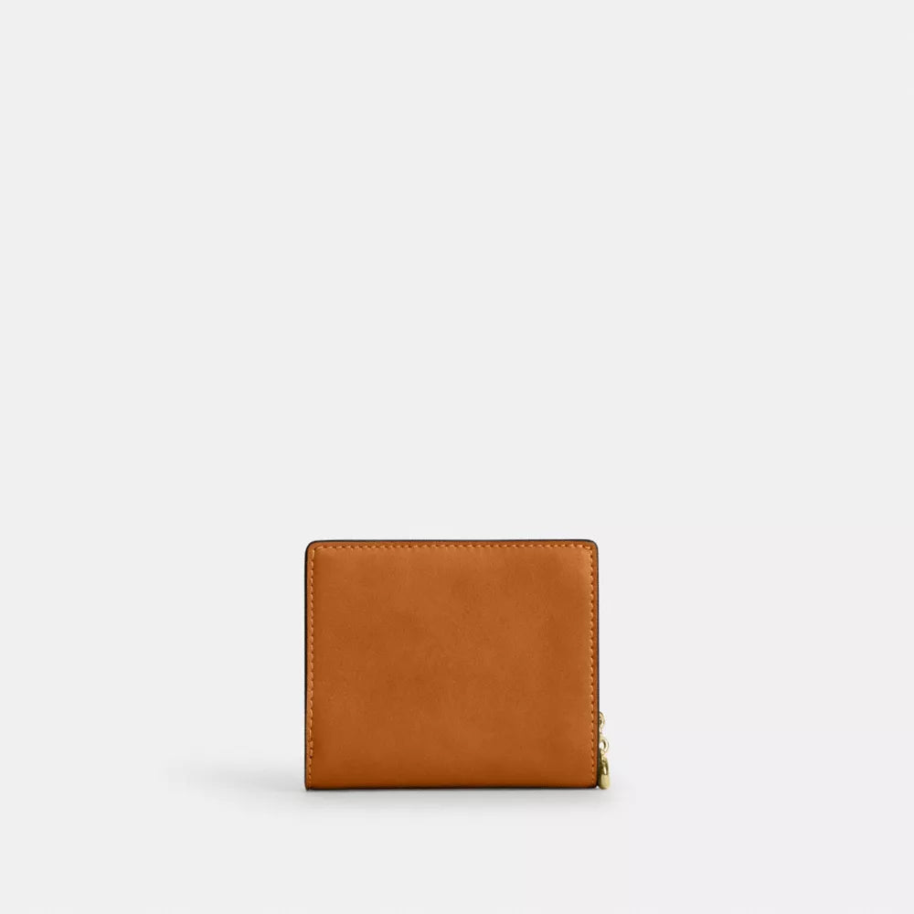 Snap Wallet - Gold/Brown