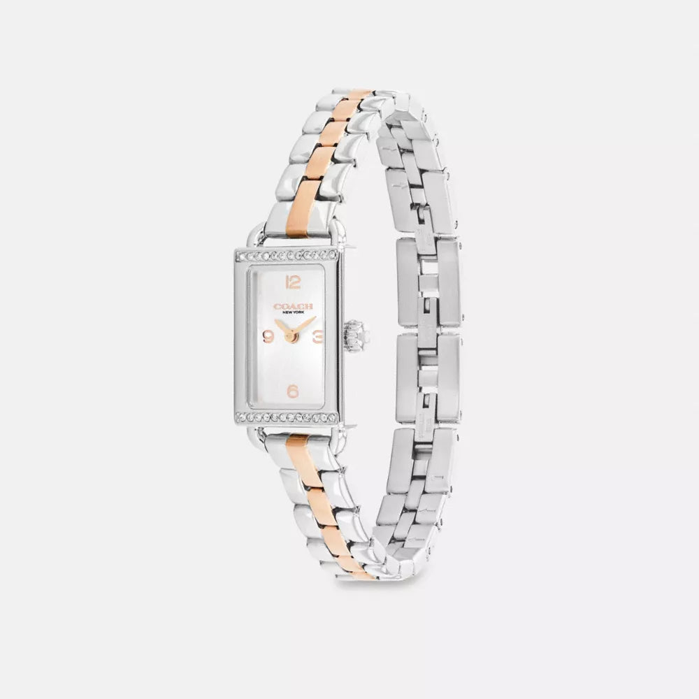 Mini Liz Watch, 17MM X 24MM - Stainless Steel/Rose Gold
