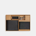 Boxed 3-In-1 Wallet Gift Set - Black