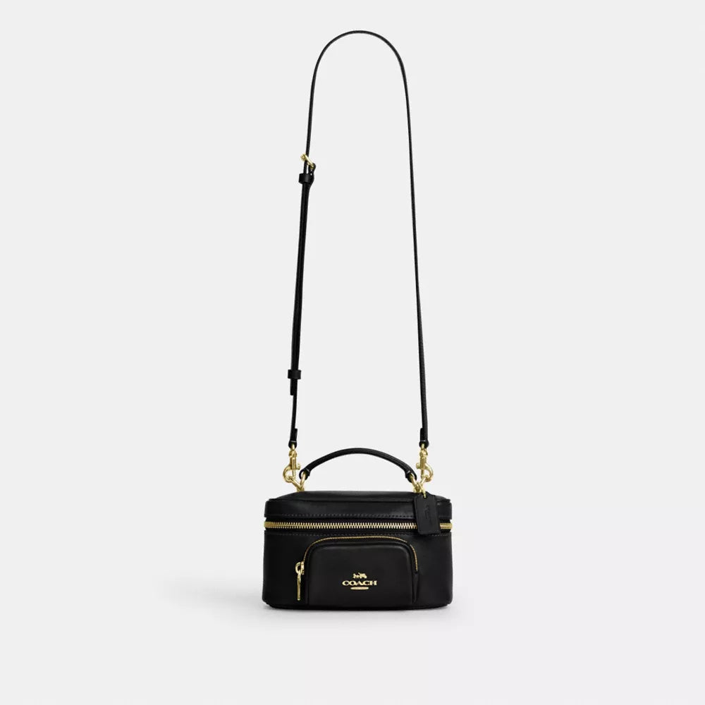 Rainer Crossbody Bag 18 With Pocket - Gold/Black