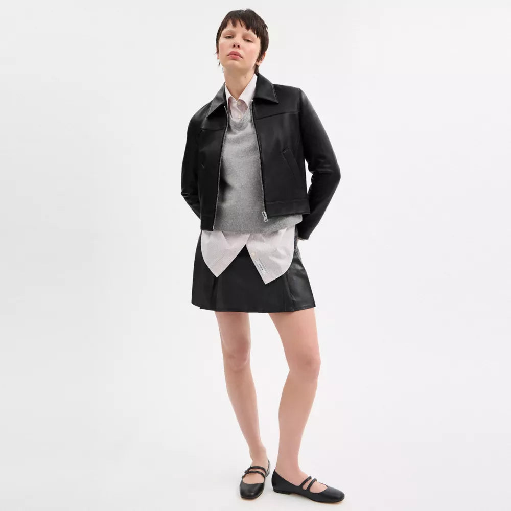 Leather Jacket - Black