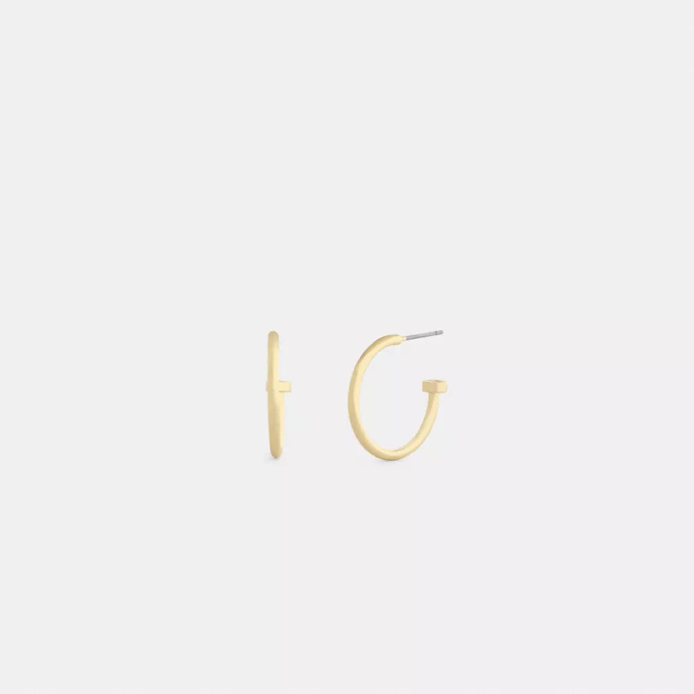 Medium Hoop Earrings - Gold