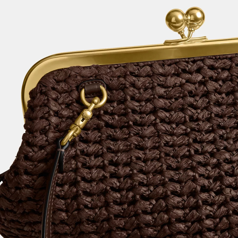 Kisslock Frame Bag 27 - Brass/Maple