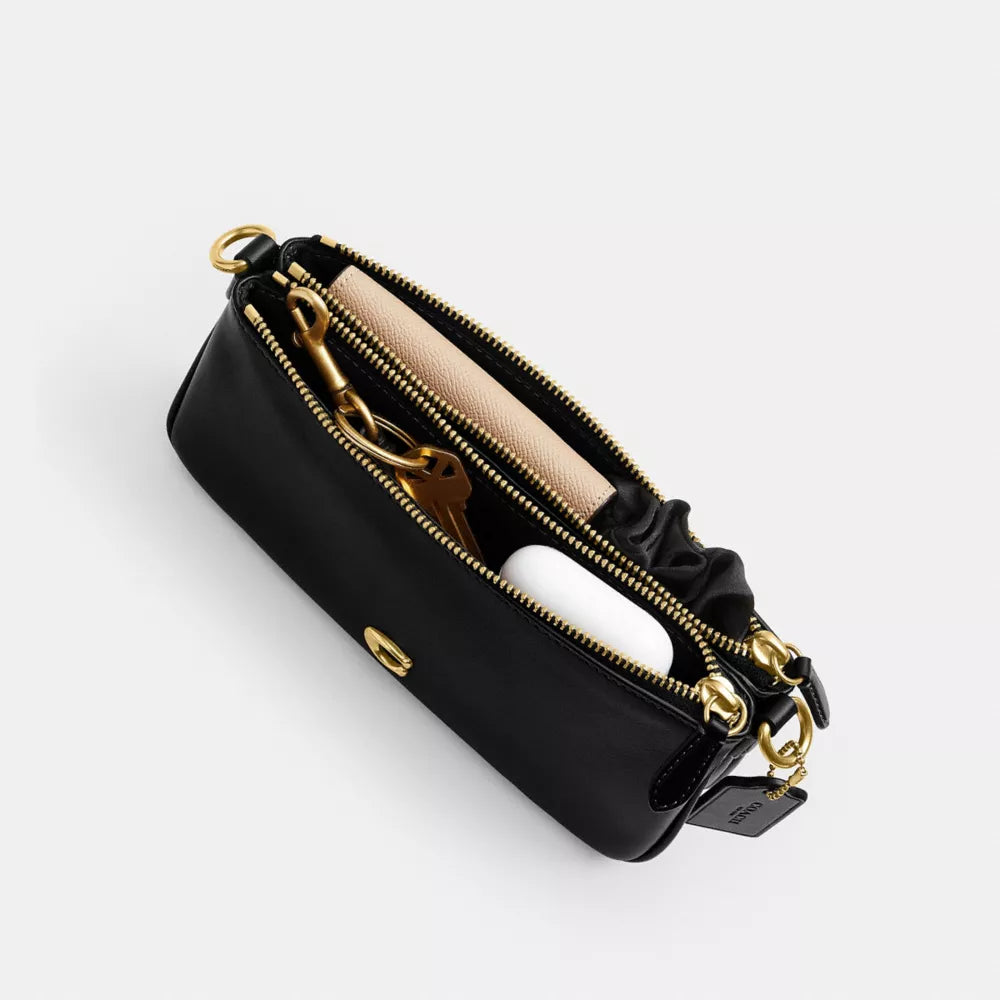 Audrey Crossbody Bag - Brass/Black