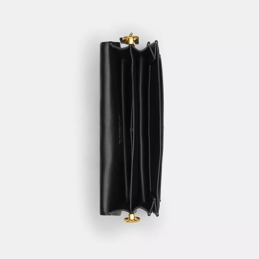 Tabby Shoulder Bag 26 - Smooth Leather/Brass/Black