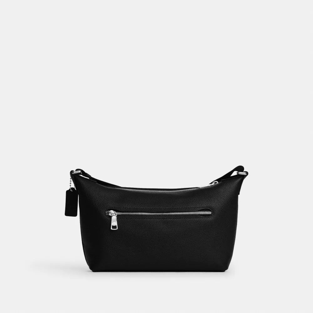 Small Finn Crossbody Bag With Pouch - Silver/Black