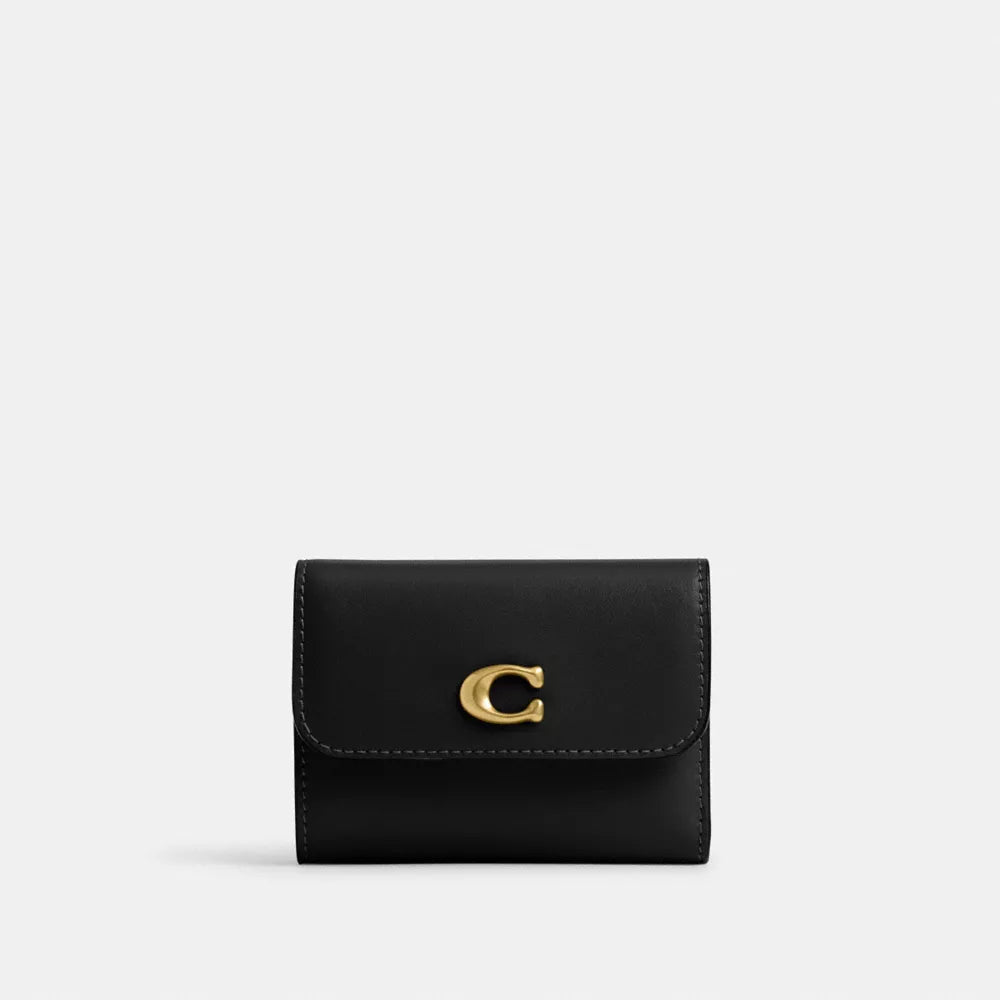 Essential Card Holder Wallet - Brass/Black
