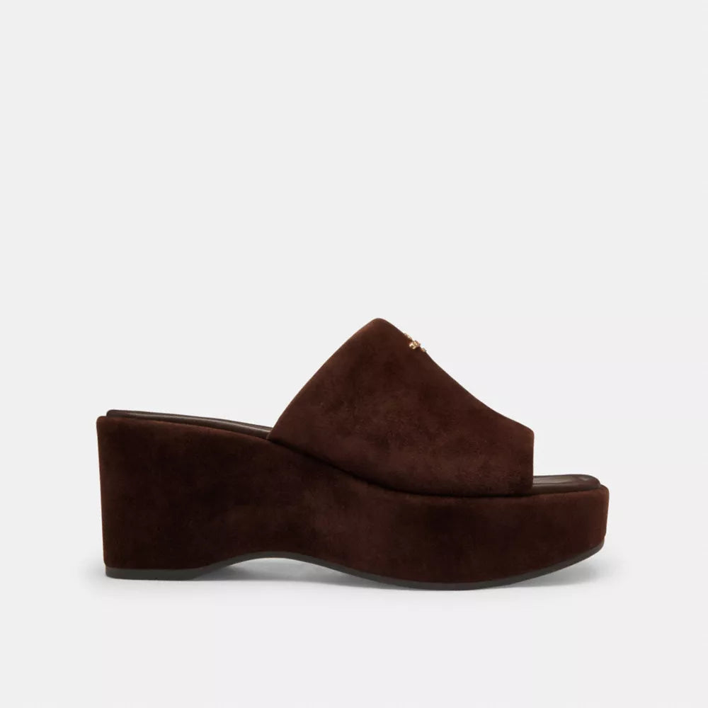 Phoebe Platform Sandal - Maple