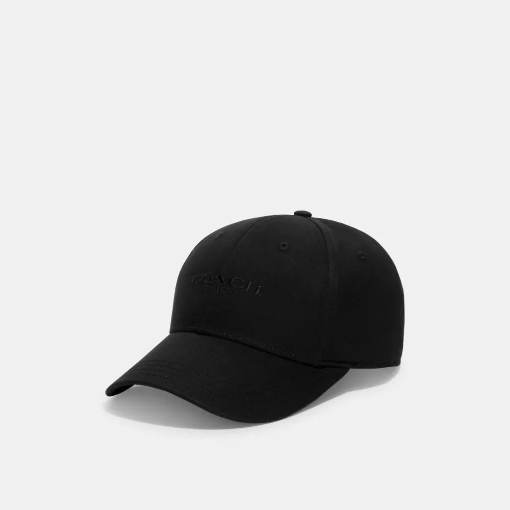 Embroidered Baseball Hat - Black
