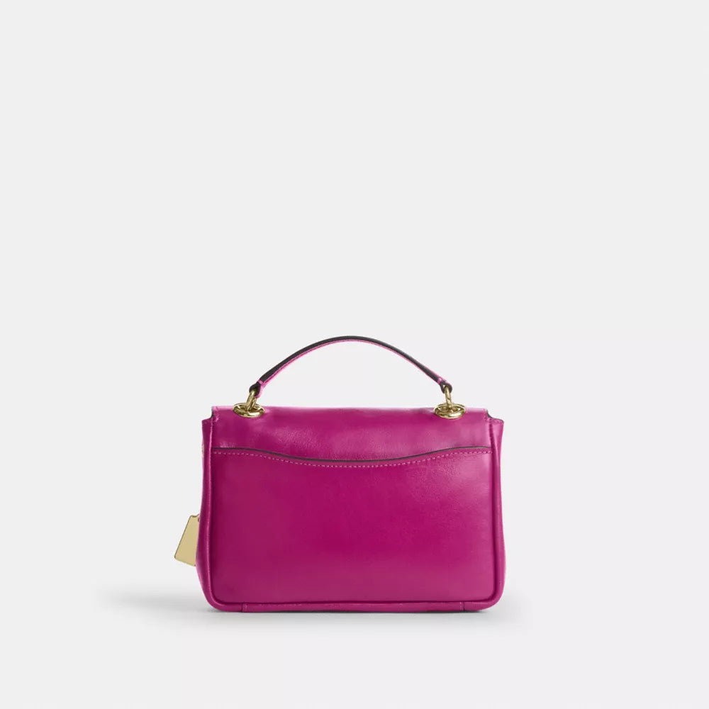 Elodie Crossbody Bag 18 - Crinkle Leather/IM/Magenta
