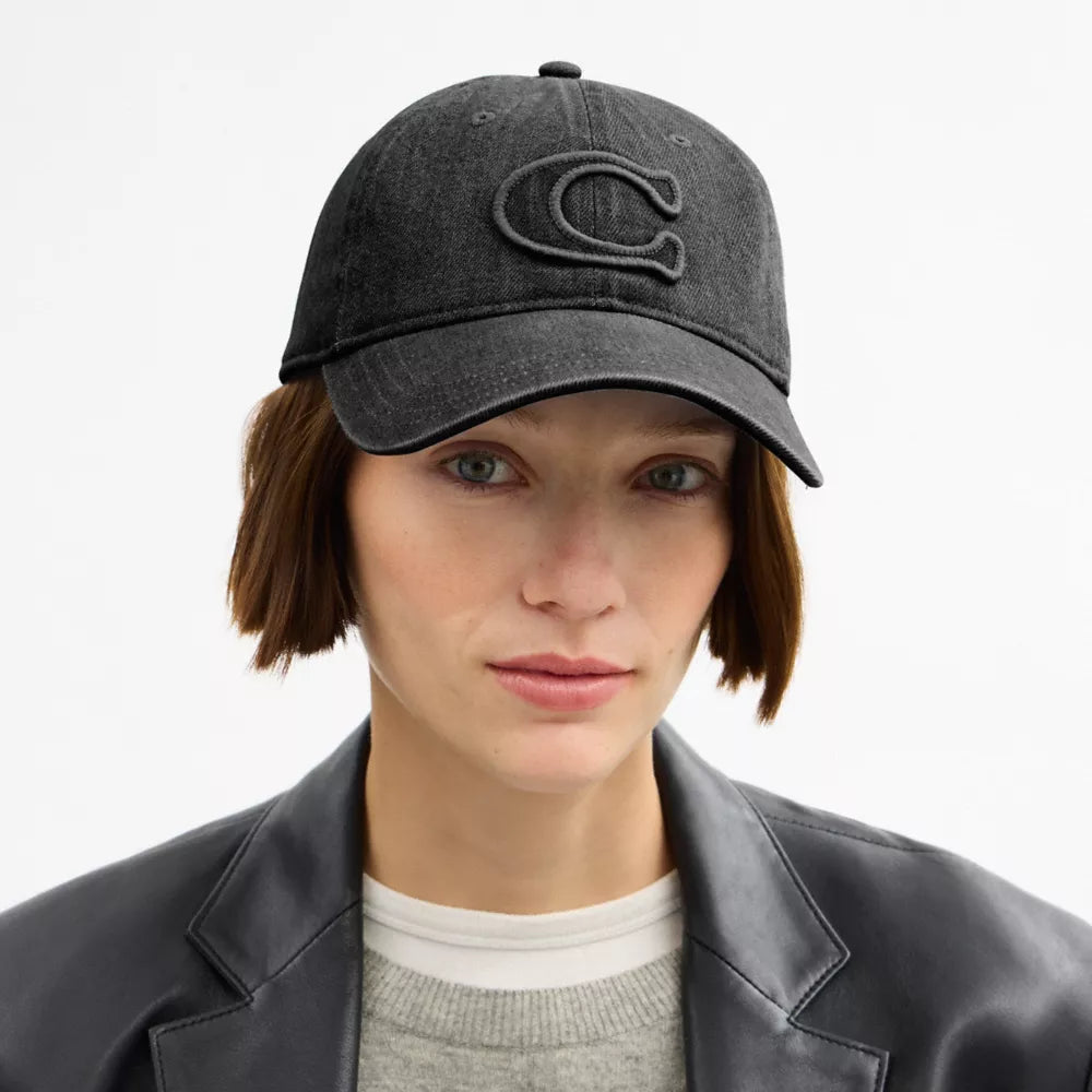 Signature Patch Baseball Hat - Black
