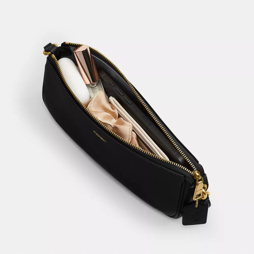 Plaza Bag - Smooth Leather/Brass/Black