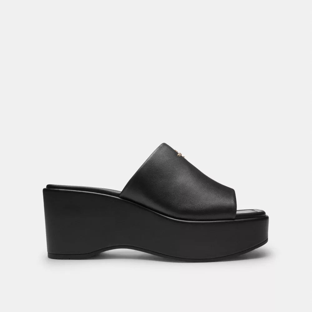 Phoebe Platform Sandal - Black