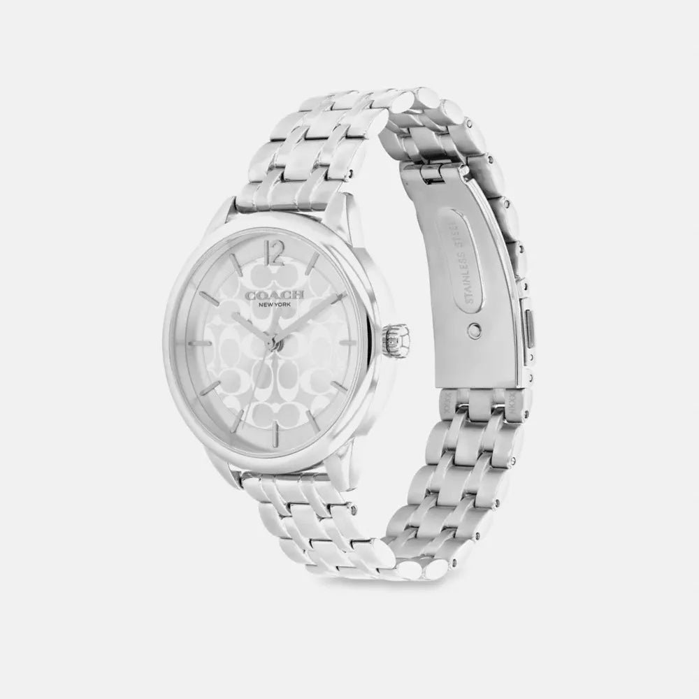 Olivia Watch, 34MM - Stainless Steel