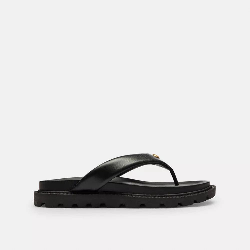 Brynn Thong Sandal - Black