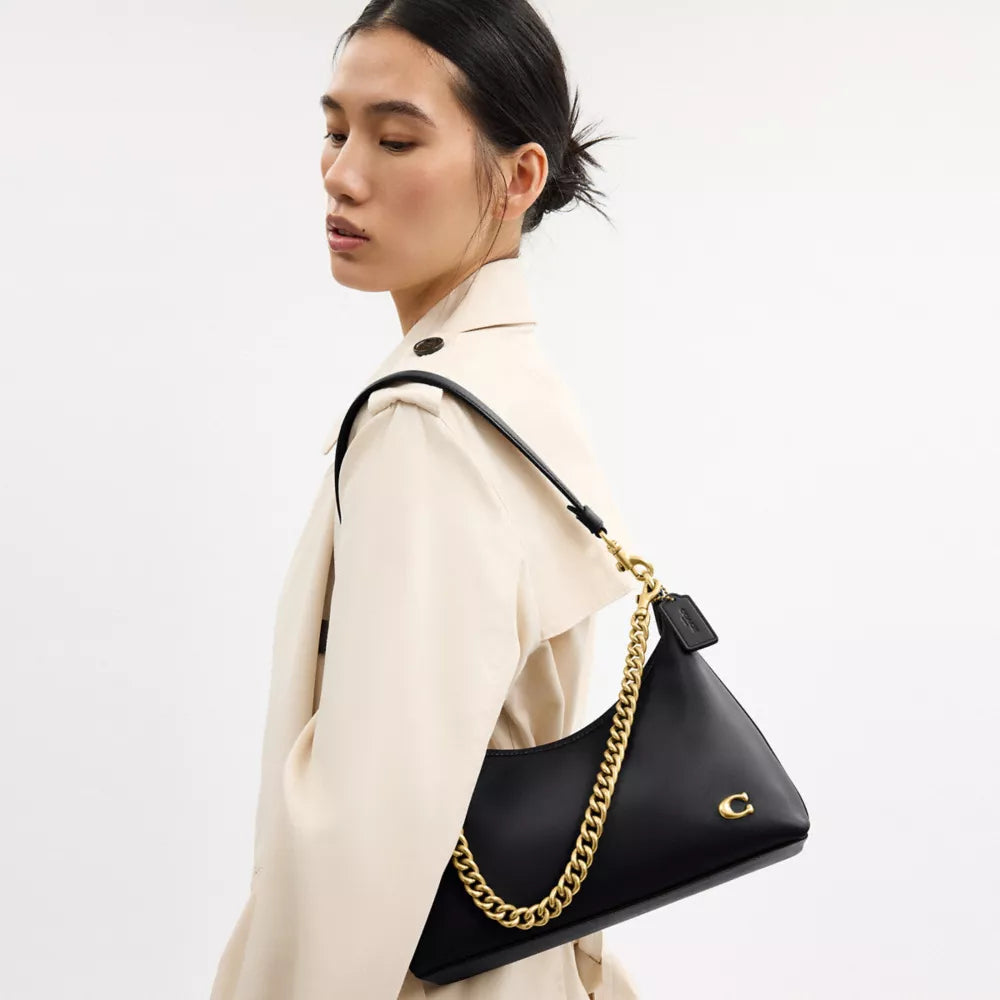 Juliet Shoulder Bag 25 - Brass/Black
