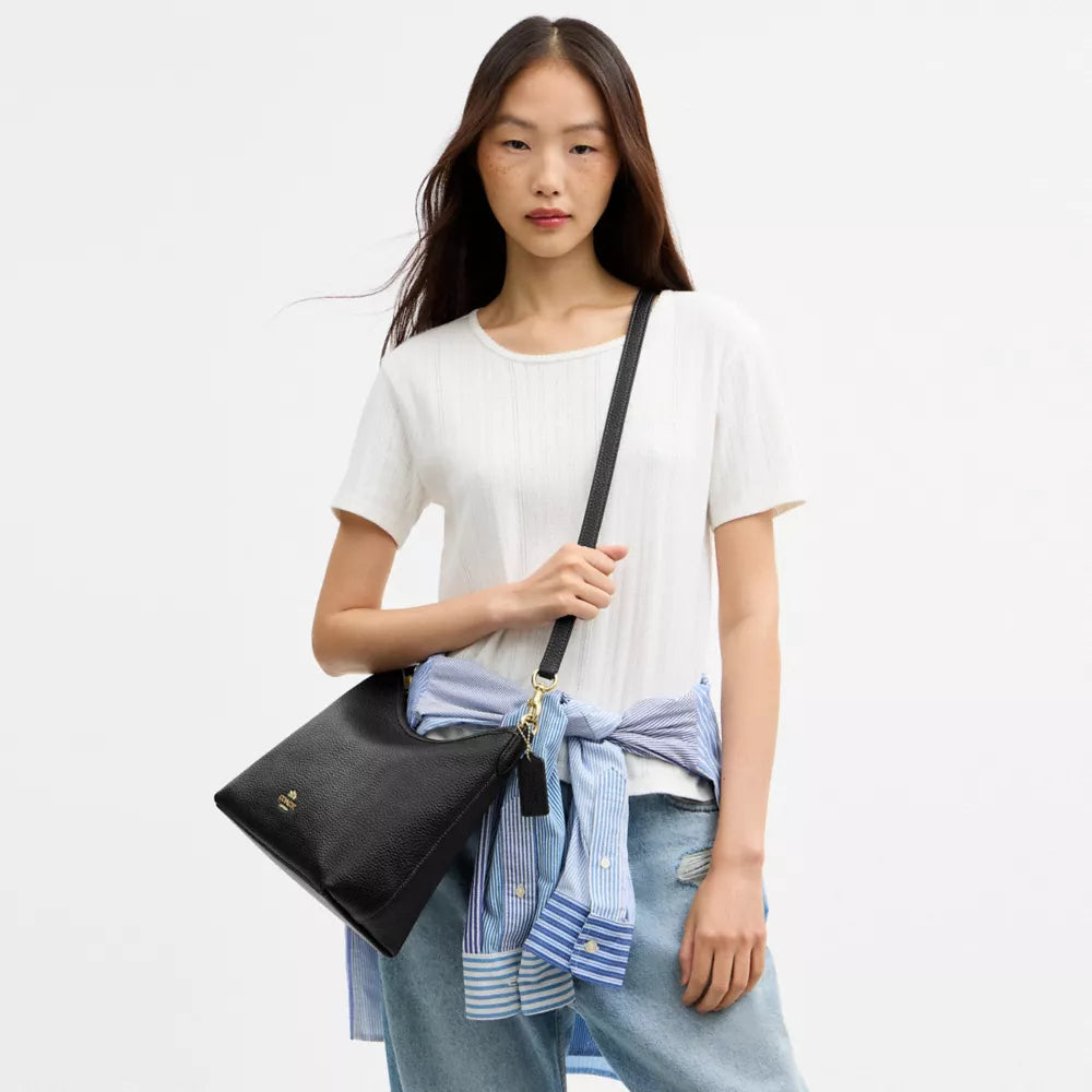 Laurel Shoulder Bag - Gold/Black