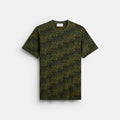 Camo Signature Classic T-Shirt In Organic Cotton - Green/Black