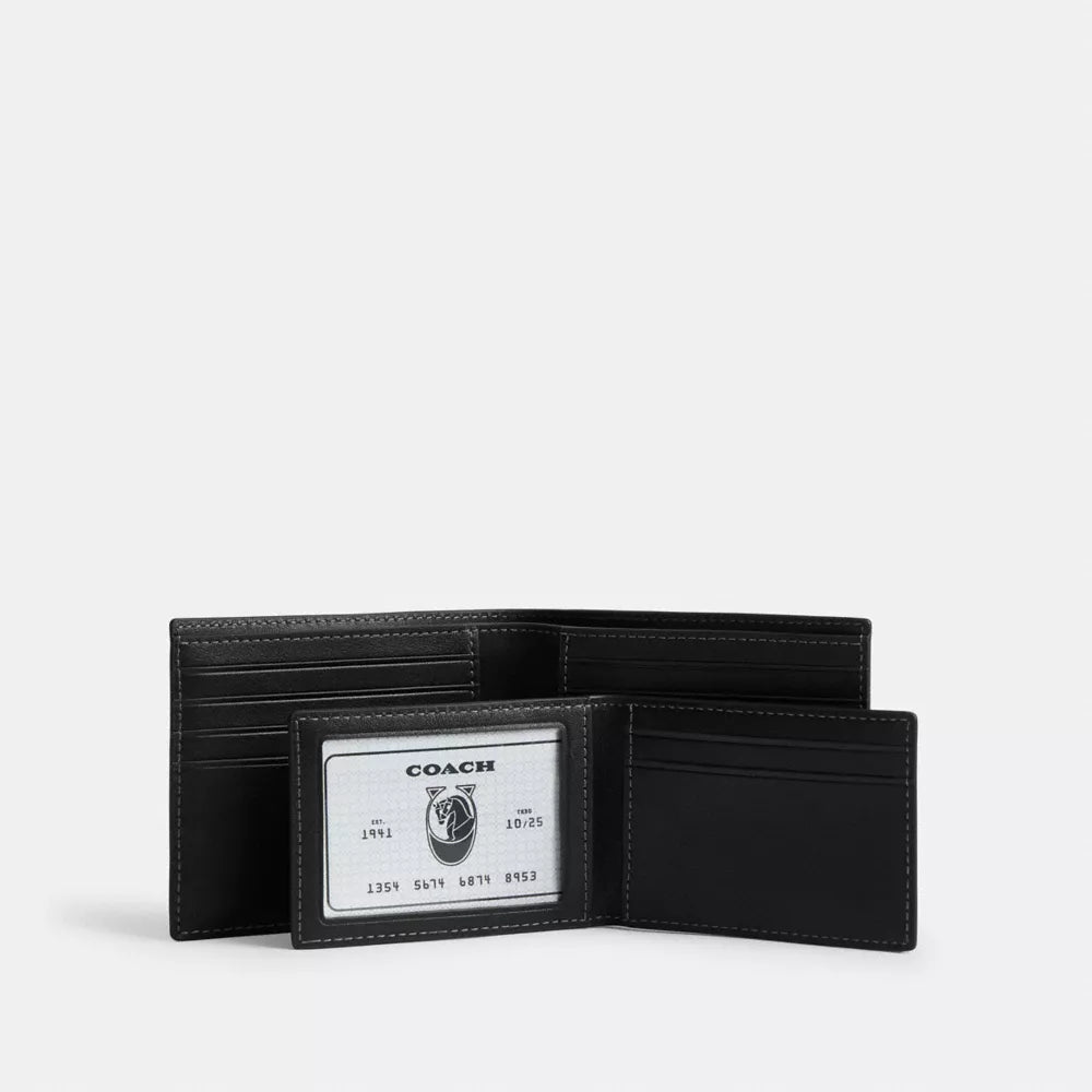 3-In-1 Wallet With Ellie Graphic - Black