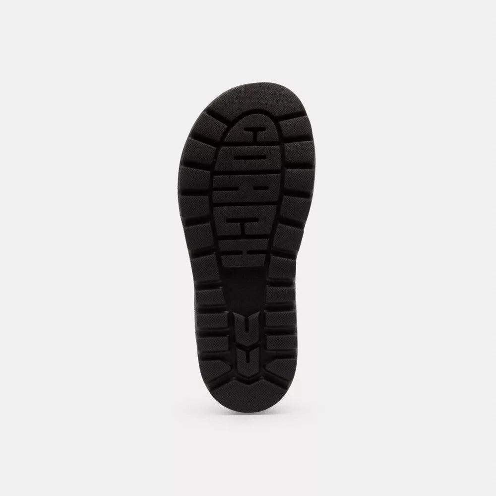 Brynn Sandal - Chalk & Black