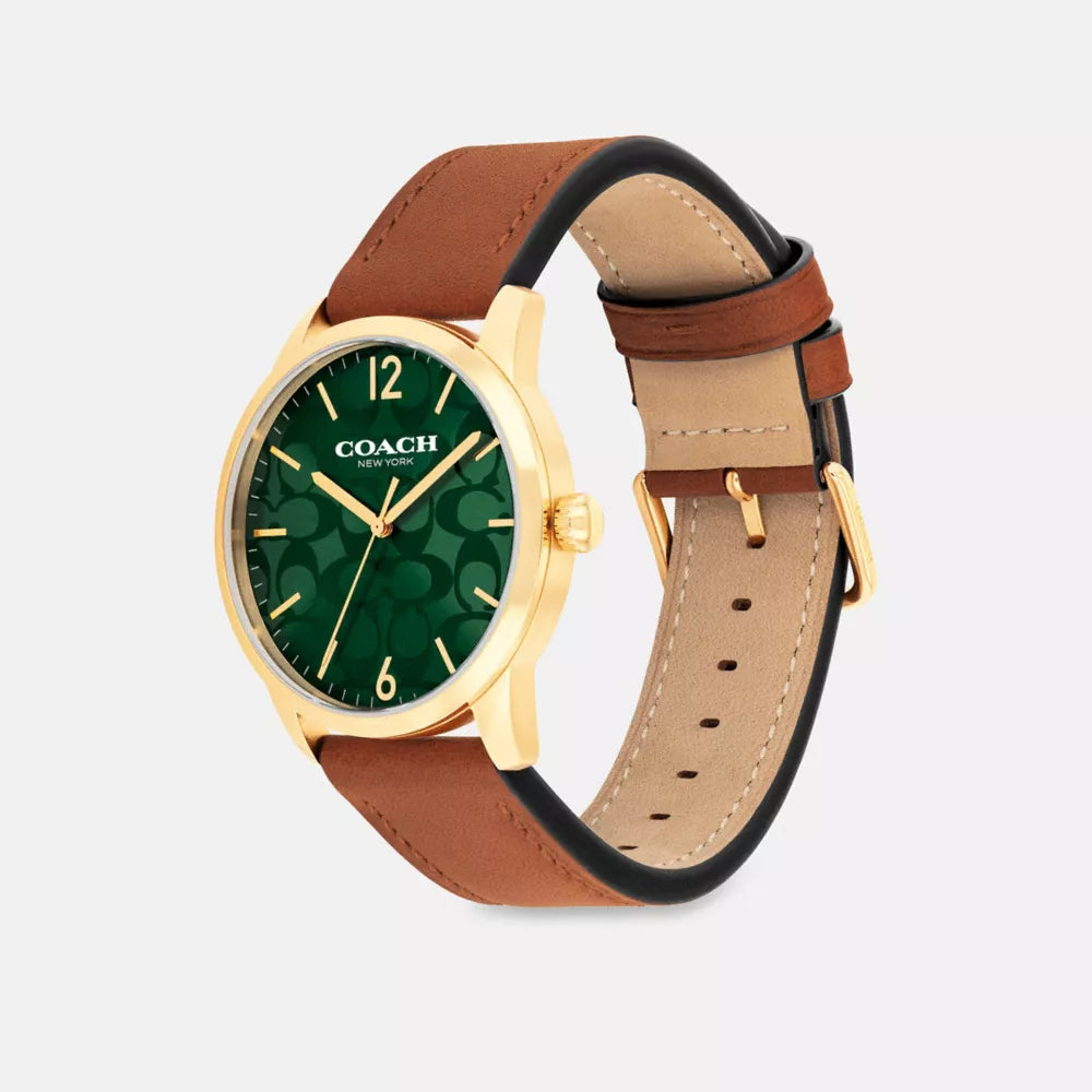 Keane Watch, 39MM - Saddle