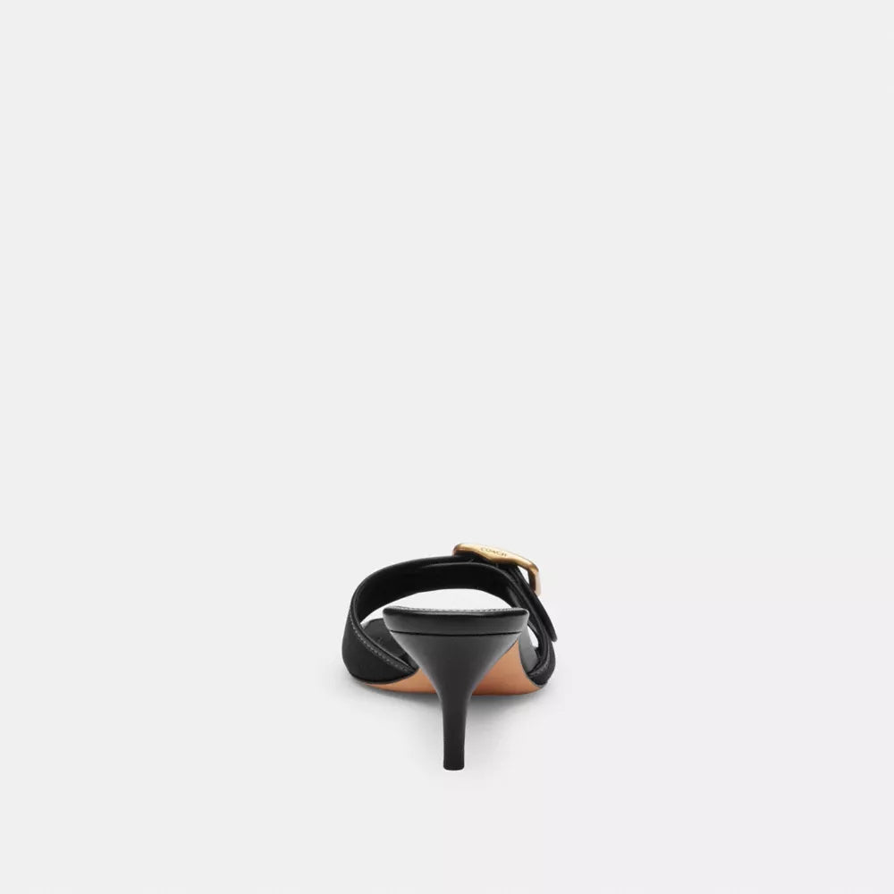 Margot Sandal In Signature Jacquard - Jacquard/Black