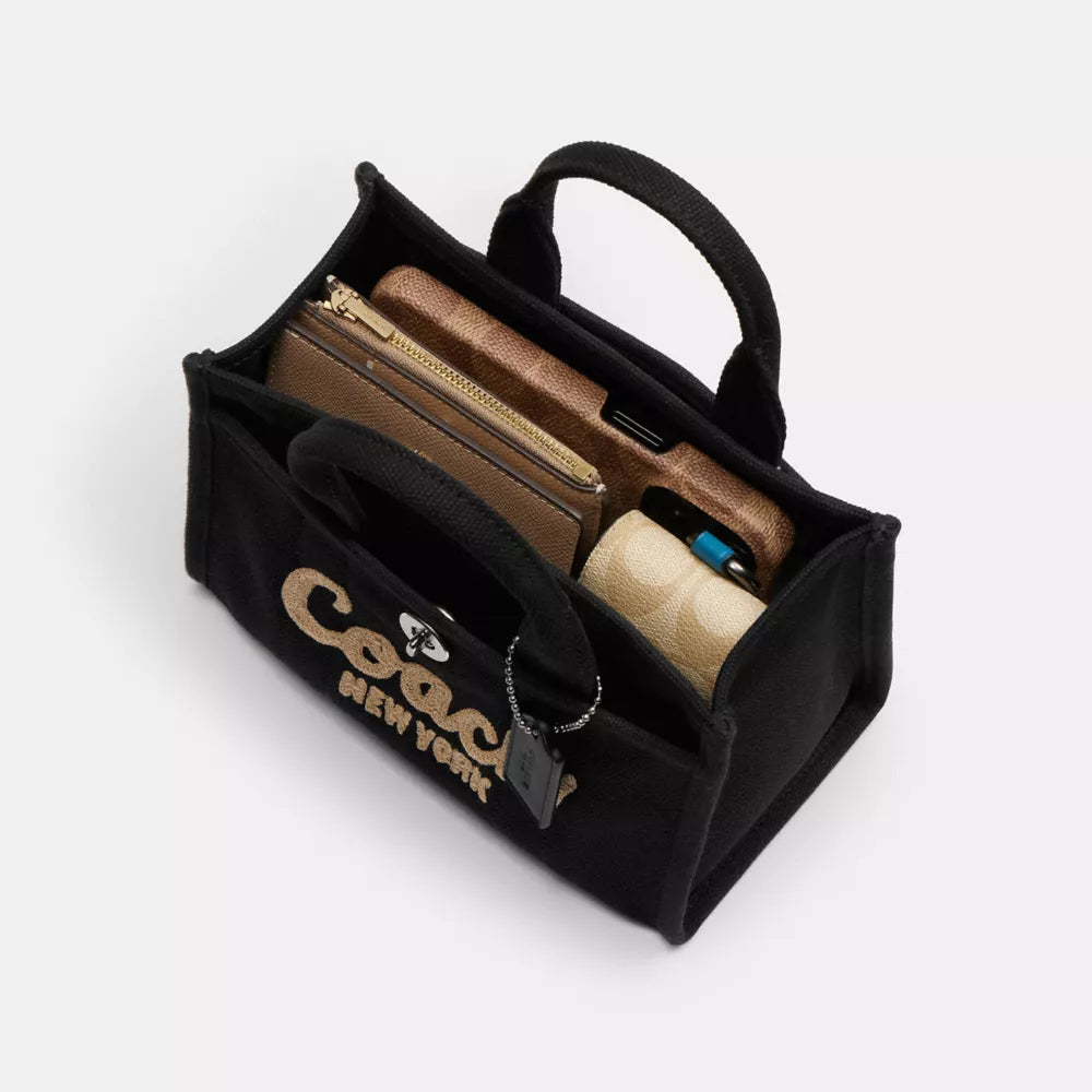 Cargo Tote Bag 20 - Canvas/Silver/Black