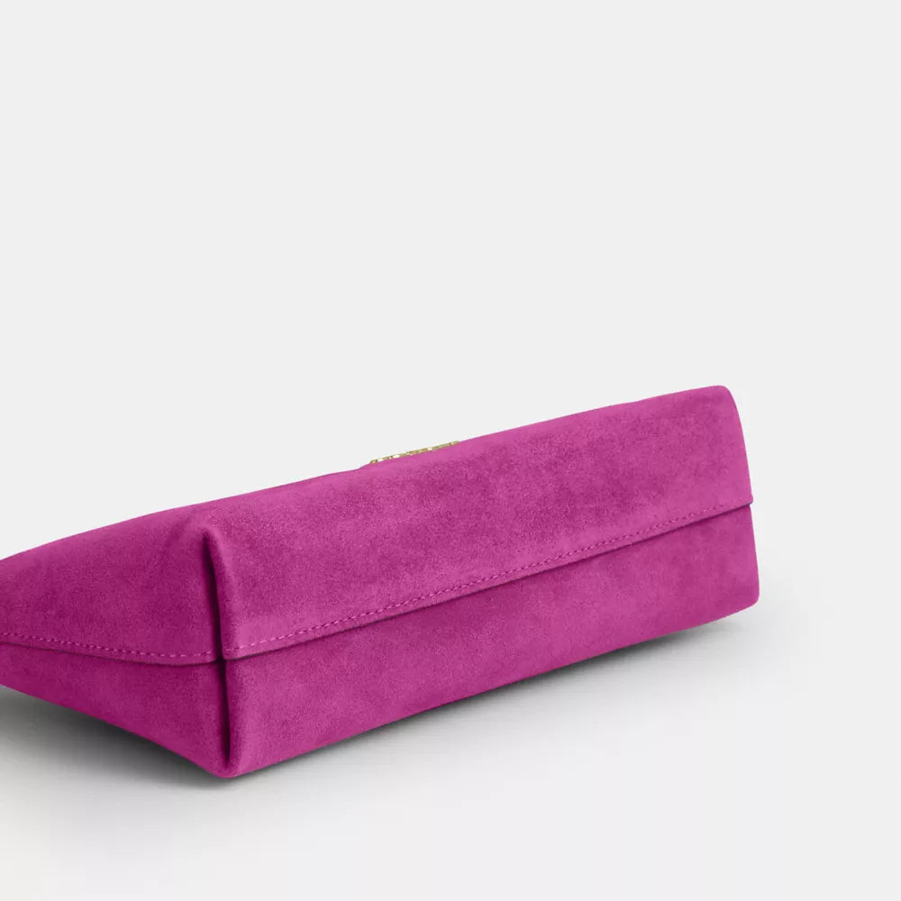 Emeilia Shoulder Bag - Suede/Im/Magenta