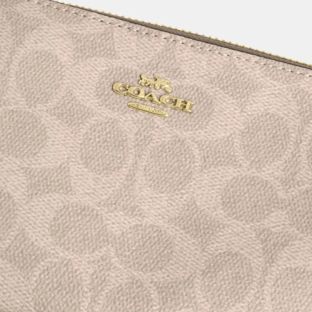 Nolita 19 In Blocked Signature Canvas - Gold/Sand/Tan