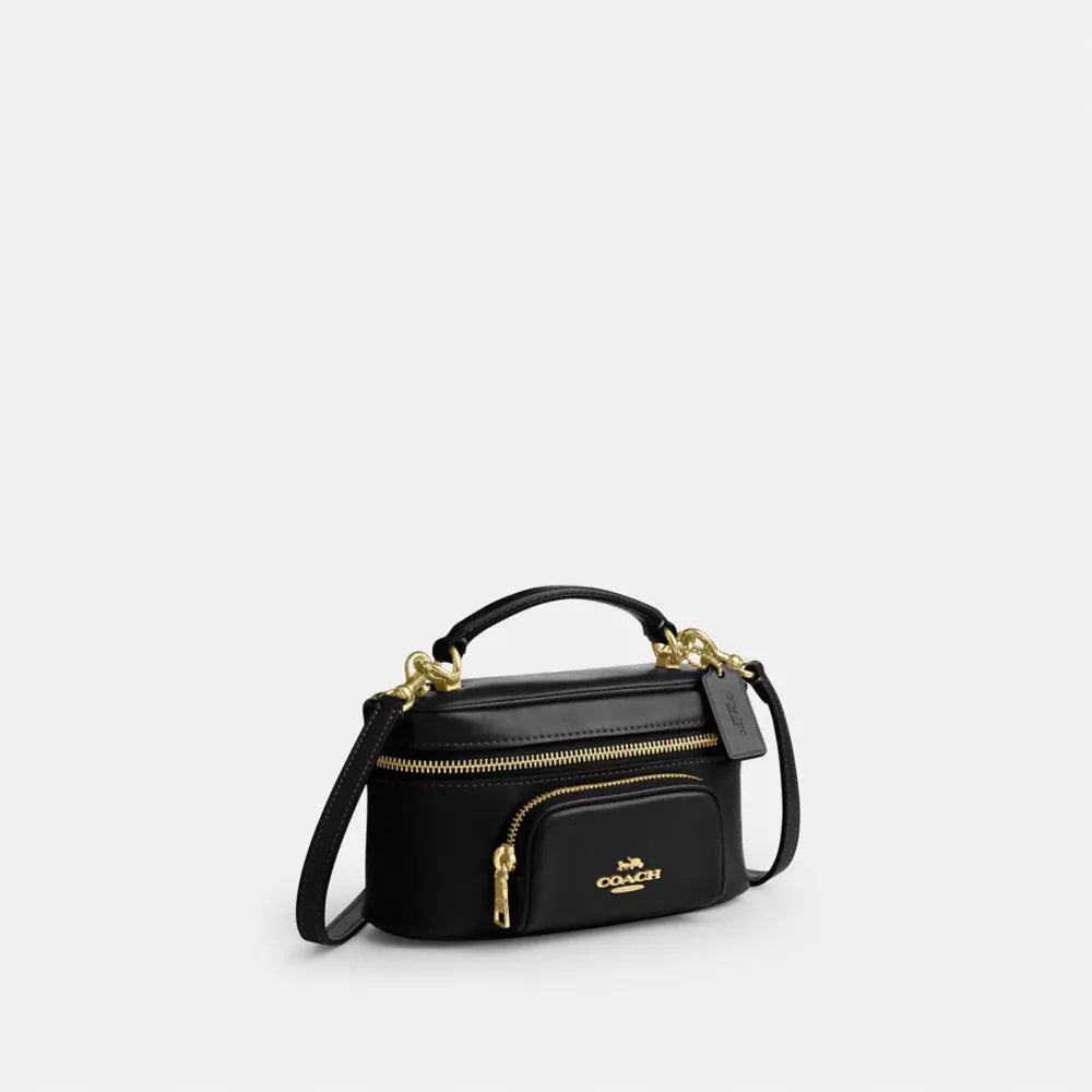 Rainer Crossbody Bag 18 With Pocket - Gold/Black