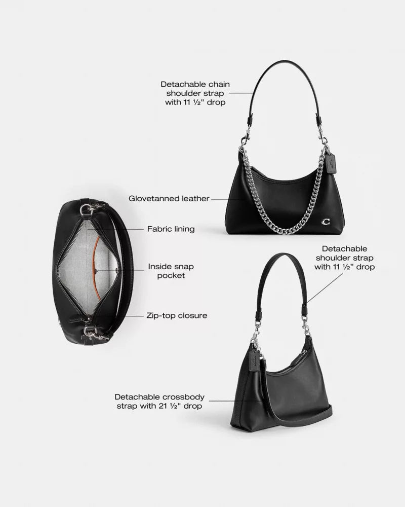 Juliet Shoulder Bag 25 - Brass/Black