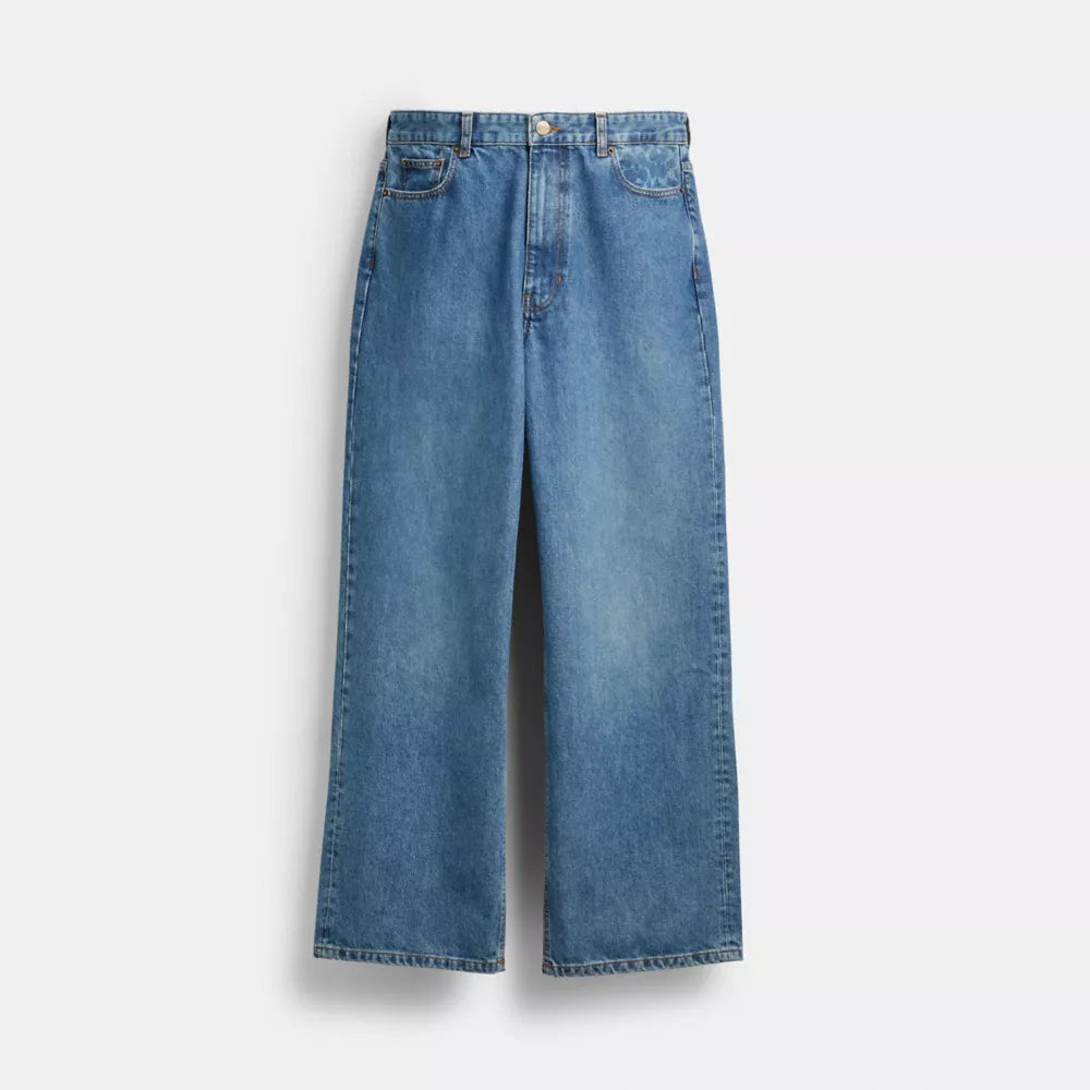 Baggy Denim Jeans - Cold Spring Medium Wash