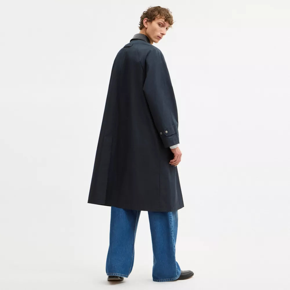 Lightweight Overcoat - Black