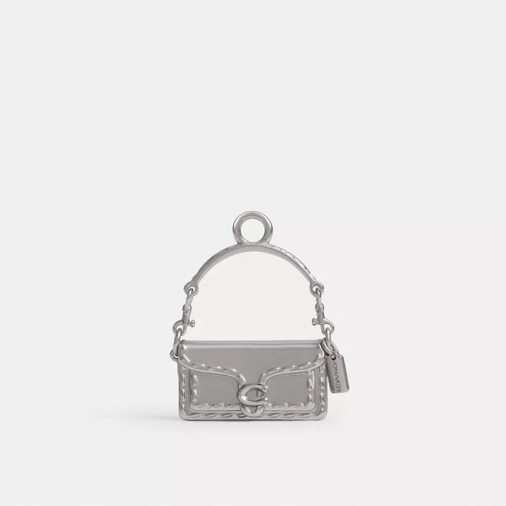 Small Tabby Shoe Charm - Silver