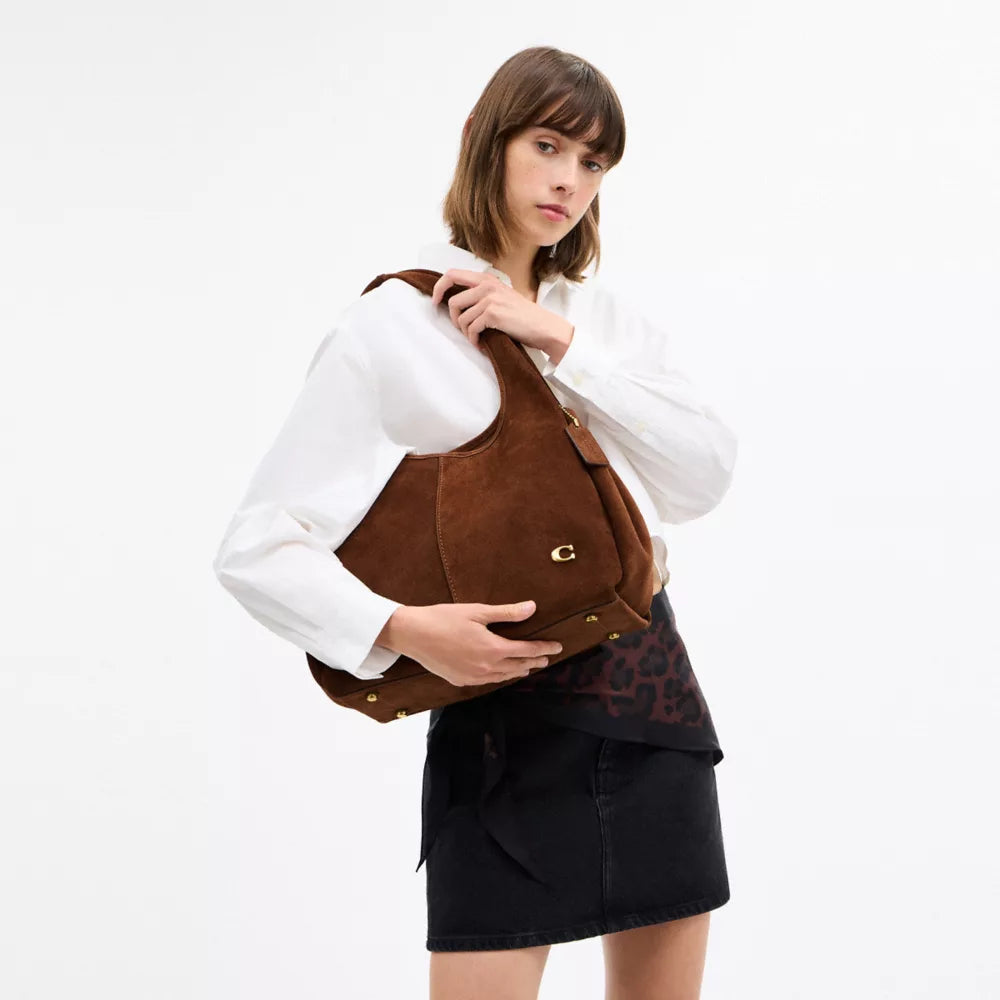 Lana Shoulder Bag - Brass/Warm Brown