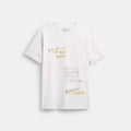 Sketch Print T-Shirt - White