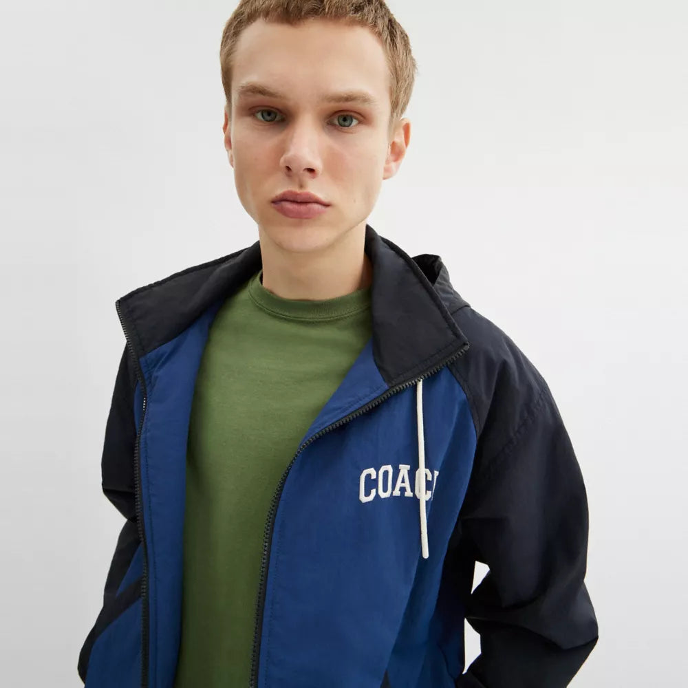 Stadium Jacket In Recycled Polyamide - Navy/Blue
