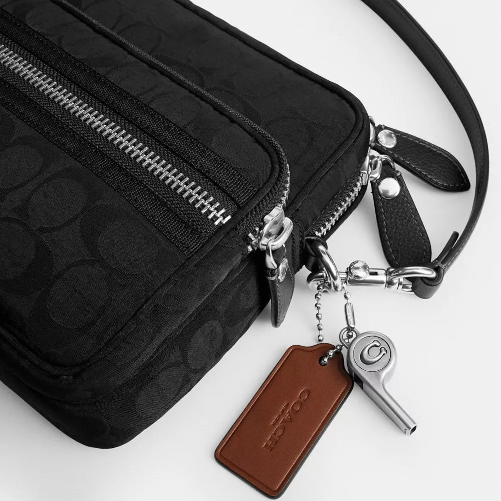 Dakota Crossbody Bag In Signature Nylon - Black