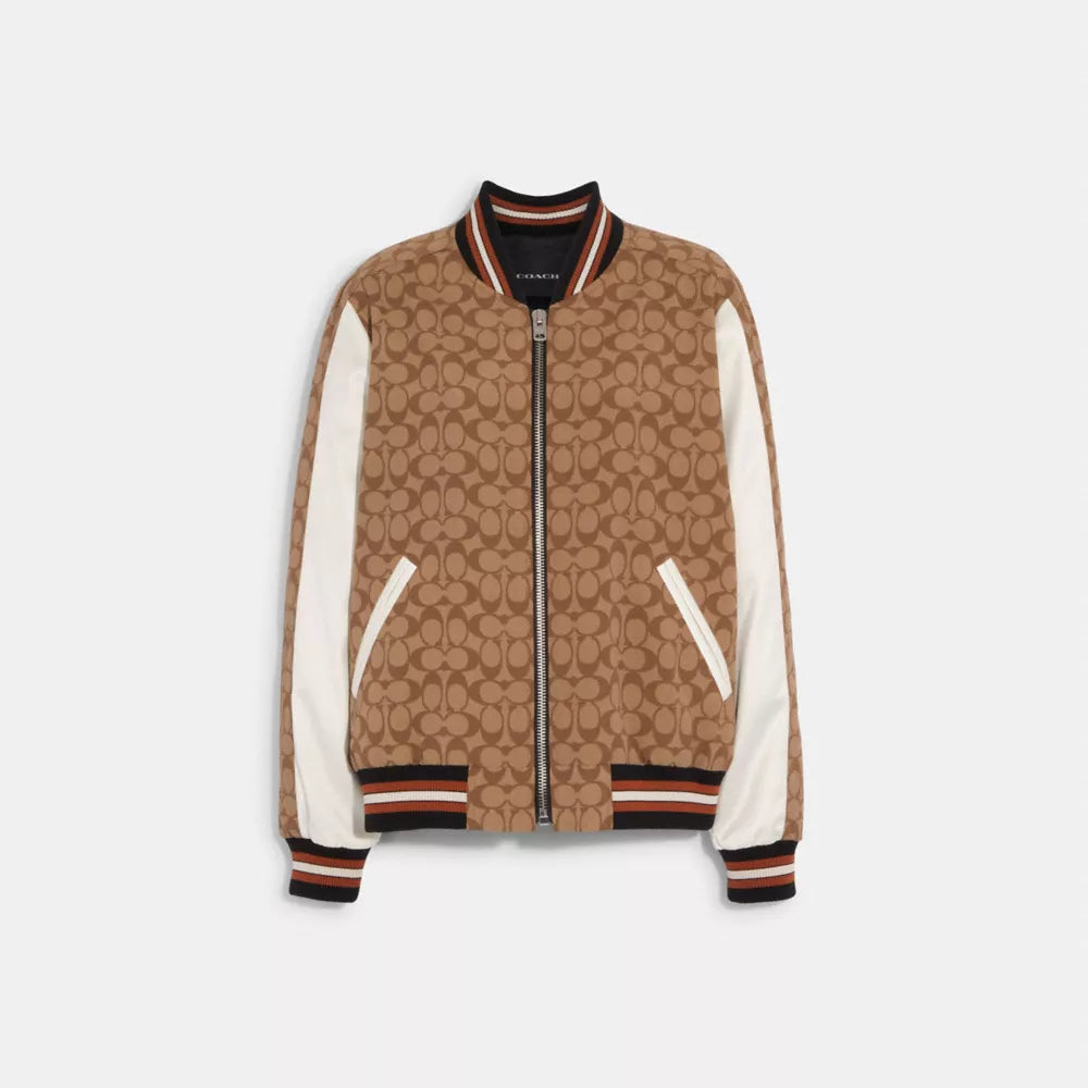 Signature Souvenir Jacket - Khaki Multi