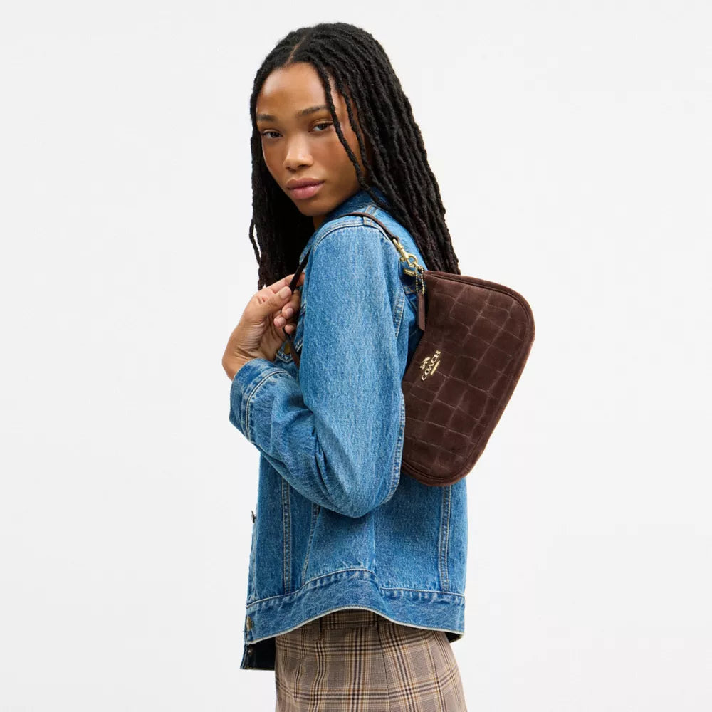 Soft Teri Shoulder Bag - Gold/Maple