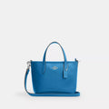 City Mini Tote Bag - Smooth Leather/Silver/Blue Jay