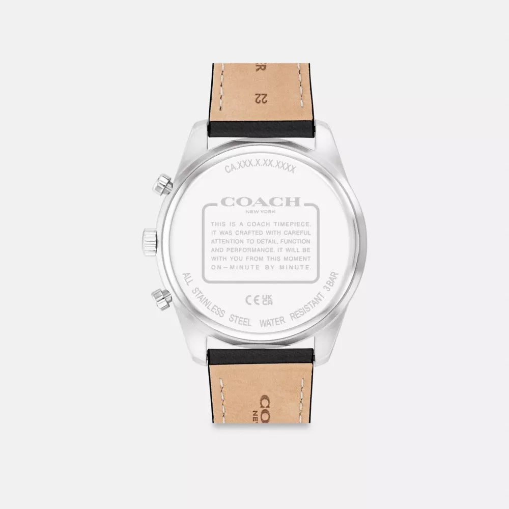 Cole Watch, 44MM - Black