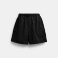 Nylon Utility Short In Recycled Nylon - Black