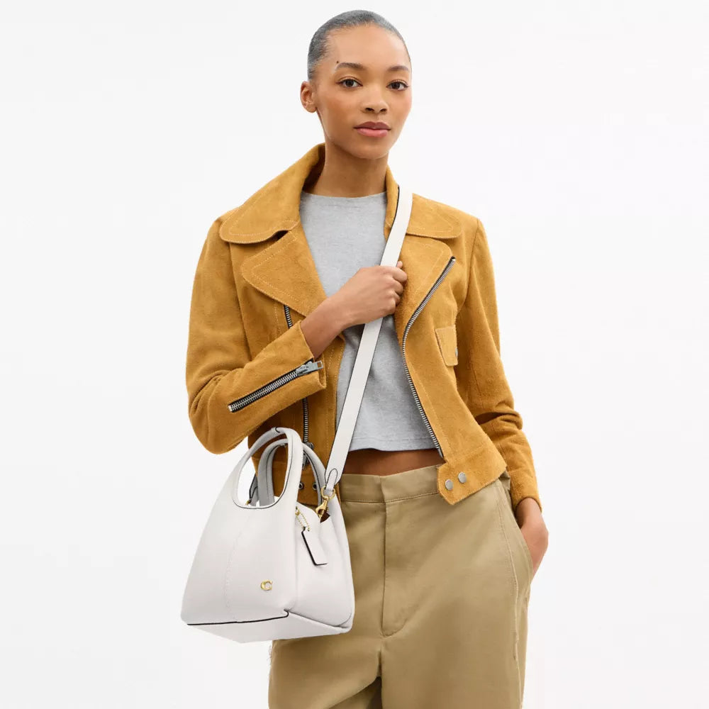 Lana Shoulder Bag 23 - Brass/Chalk