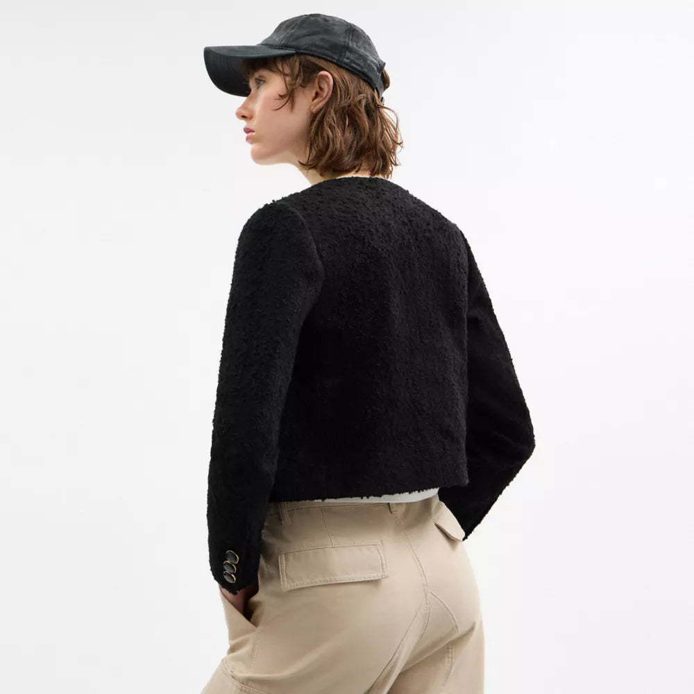 Heritage C Boucle Jacket - Black